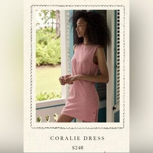 DÔEN Coralie Dress in Rouge La Maddalena Gingham, Sz 0